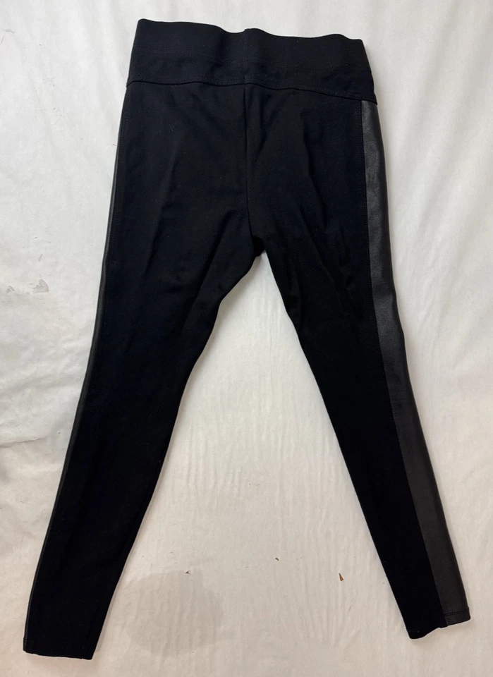 Leggings Gloria Desteñidos Clásicos Espalda Ajustados Imitación Cuero Detalle Motociclista Talla 0/2 Foto 2 de 4