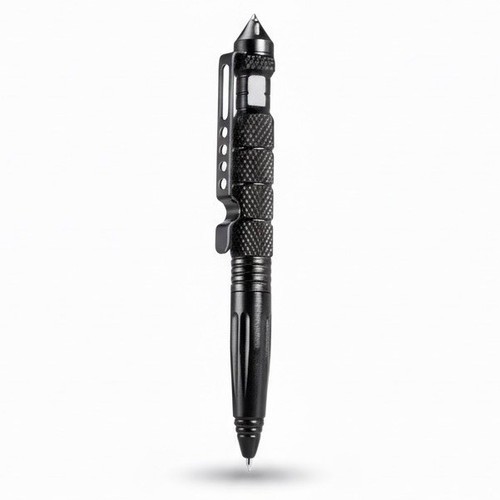 1 pcs Tactical Pen Aluminum Self Defense with Glass Breaker Pen Write Black Pen - Bild 1 von 8