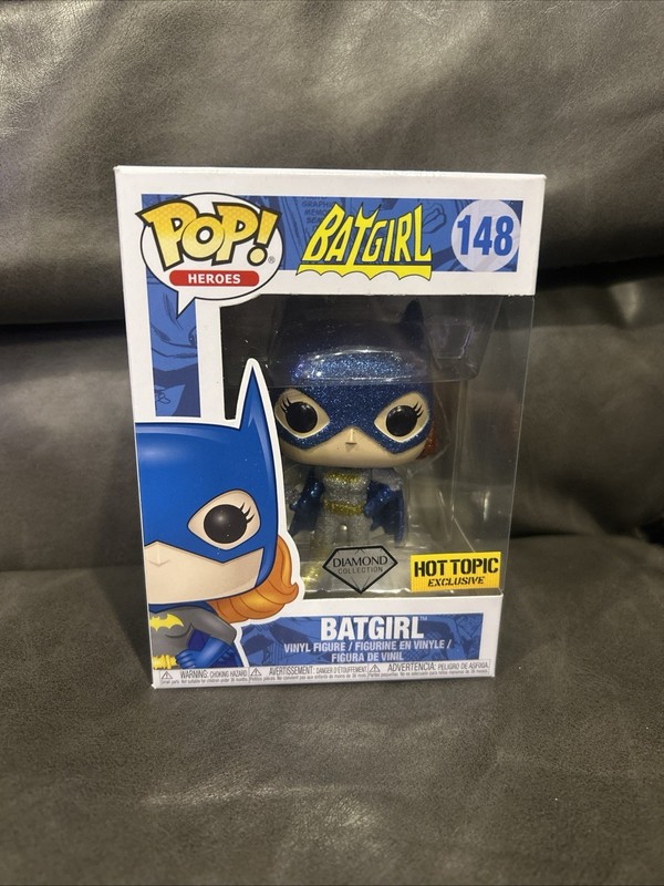 Funko Pop Batgirl Diamond Collection Glitter Hot Topic Exclusive 148 Heros New