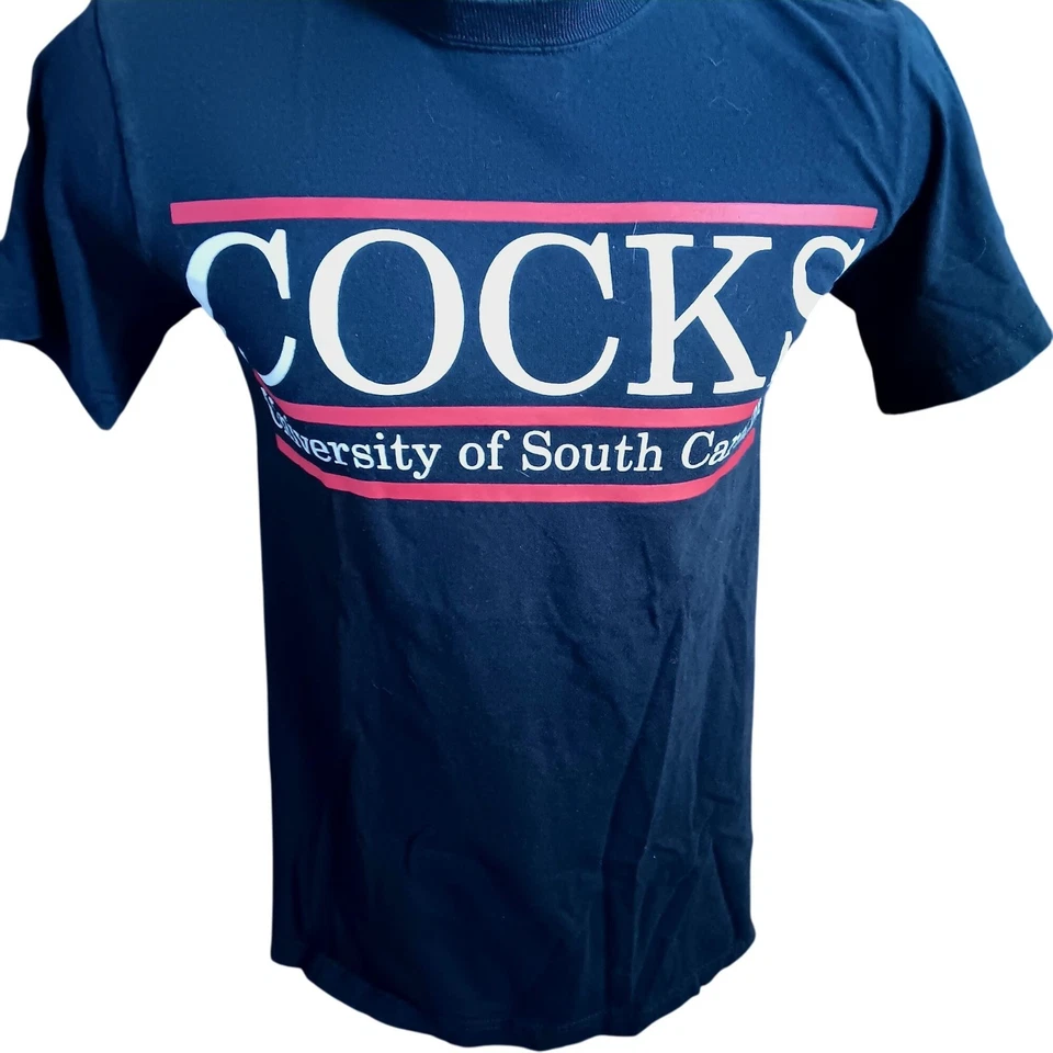 Small Vintage T-shirt Y2k Champion University South Carolina Cocks Athletic Fit - Image 2 of 4