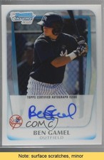 2011 Bowman Chrome Prospects Auto Ben Gamel #BCP104 Auto READ 0j6