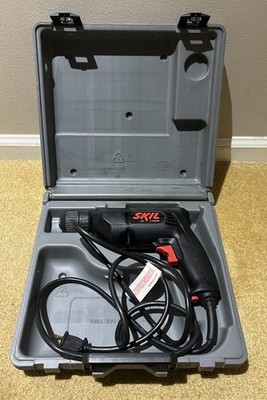 Skil 6220 Corded 3/8'' Keyless Chuck Variable Speed Drill Made in USA w/ Case