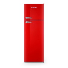 Montpellier MAB346ER - Red Retro 80/20 Top Mount Fridge Freezer - 312L Capacity