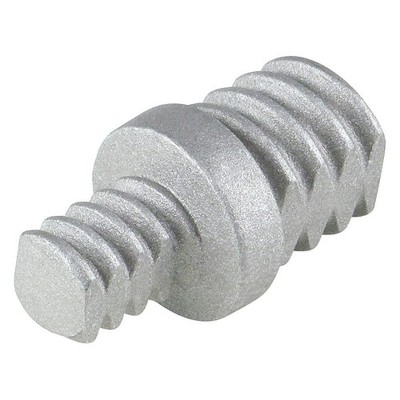KRAFT TOOL CC297 Handle Adapter,Aluminum,1-1/4 in. L PK 10