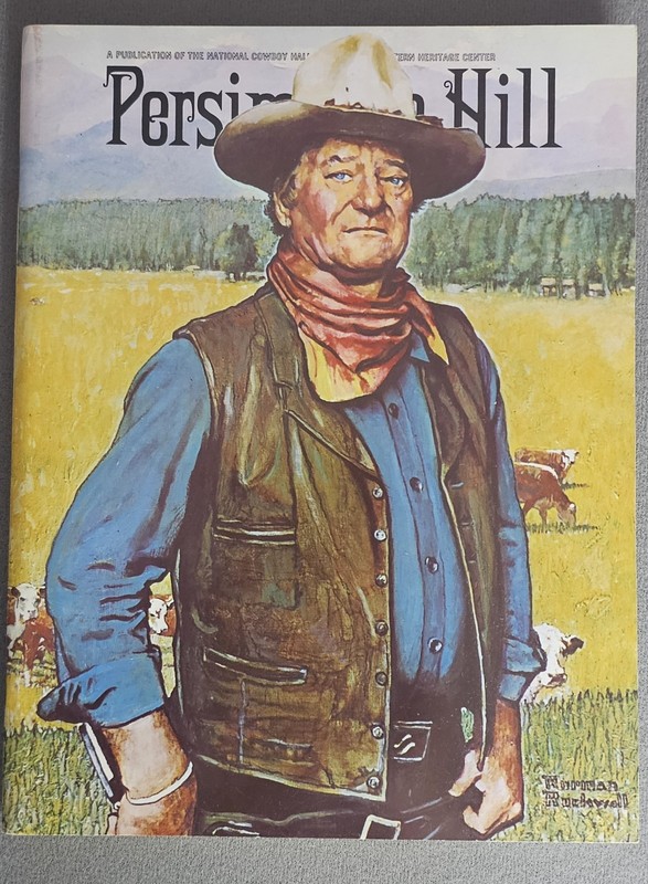 VINTAGE - PERSIMMON HILL 1974 vol.4 Cowboy Hall of Fame Magazine JOHN WAYNE RARE