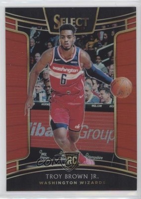 2018-19 Panini Select Concourse Red Prizm 55/199 Troy Brown Jr #47 Rookie RC 3c7