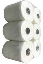 12 Rolle Putztuch 2 Lagig Handtuchrolle Papier Tuch Spender Weiß Papierhandtuch