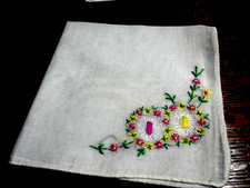 Lot of 11 Vtg Hankies Embroidered Pulled Thread Crochet/Lace Edging 31