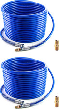 Airless Paint Hose, 2 Pack 50 Ft. X 1/4 in Airless Paint Sprayer Hose, 3300 PSI