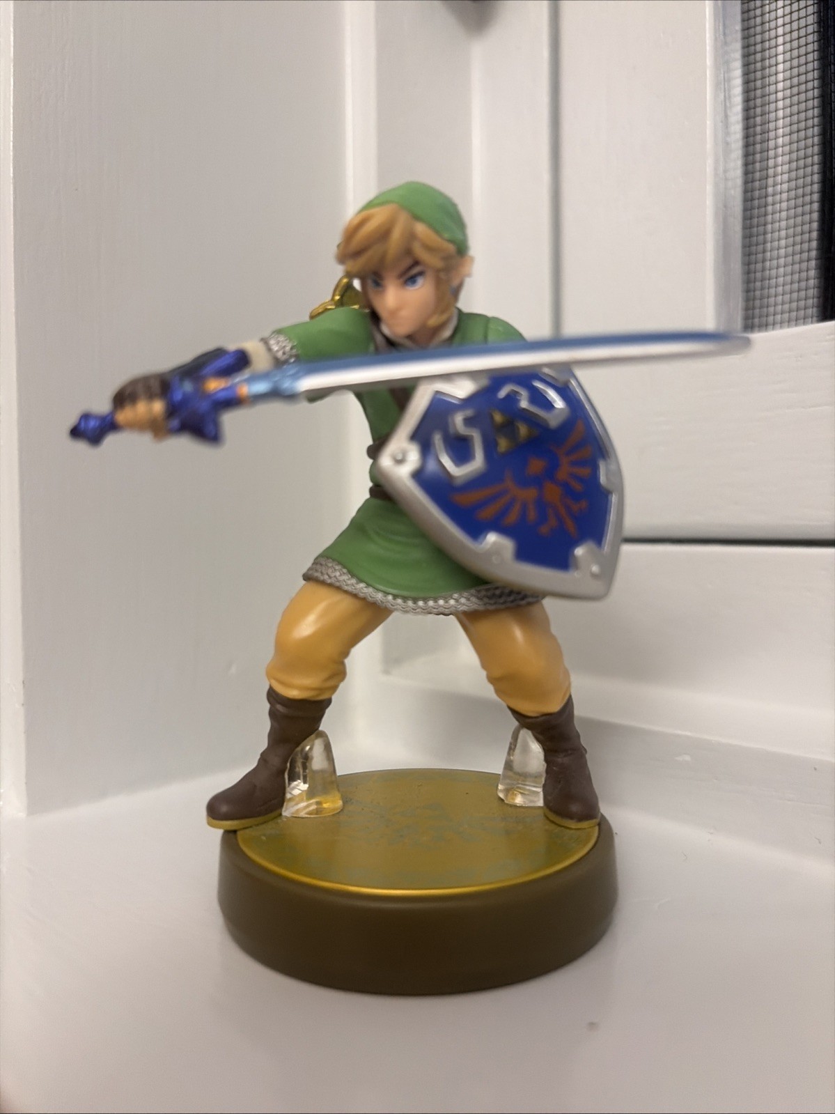 Nintendo Zelda Breath of the Wild Link Amiibo Figure BOTW Excellent Condition