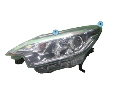 日産ノート　ヘッドライト　LED HE12 26060-5WK5A Nissan Note HE12 OEM Left Headlight Lamp 26060-5WK0B 5WK0D Genuine