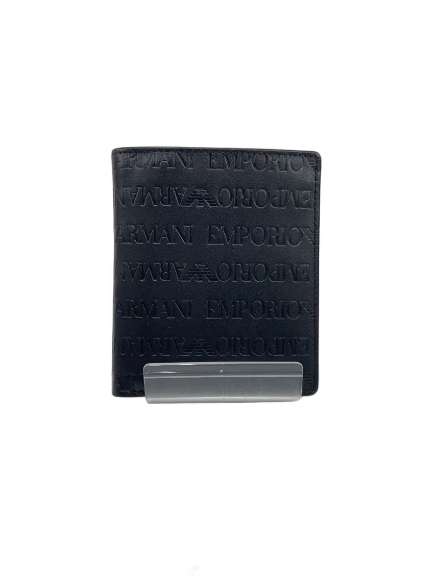 EMPORIO ARMANI Bi-fold Wallet BLK Men's