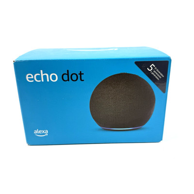 Amazon Echo Dot 5th Gen. Smart Speaker Bluetooth Charcoal Alexa New Sealed
