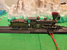 Set locomotiva a vapore e tender scala HO Pocher W&ARR 4-4-0 modificato/testato