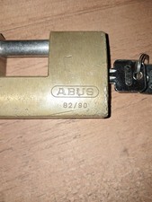 Lucchetto usato ABUS in ottone massiccio pesante 82/90 con tre chiavi 🔑