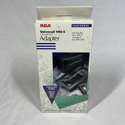 RCA VCA115 Universal VHS-C Cassette Adapter-VCR Vintage 