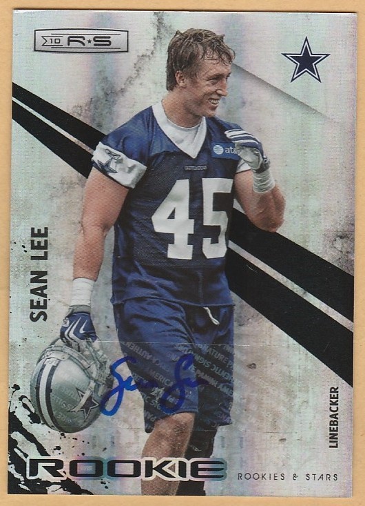 Sean Lee Panini Rookies & Stars #237 Autograph