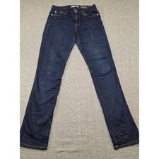 7 For All Mankind Kimmie Straight Leg Jeans B air Dark Wash Blue Womens Size 27