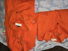 Lot of 3 Tillman Flame Resistant Welding Jackets Coats Orange  2XL Westex FR-7A