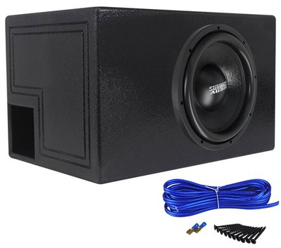 Sundown Audio E-12 V.4 D2 12'' 750w RMS Car Subwoofer+Vented Sub Enclosure Box