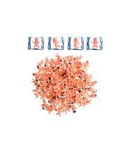 120 Pieces Mini Plastic Babies for Baby Shower Games, 1 Inch Bulk Tiny King Cake