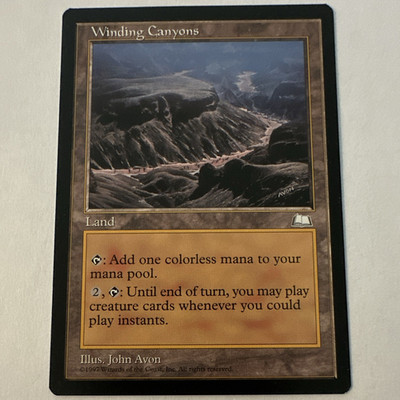 Wizards of the Coast MTG Winding Canyons Weatherlight 1997 ENG