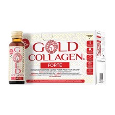 Minerva Research Labs Gold Collagen Forte Integratore Alimentare 10 Flaconcini