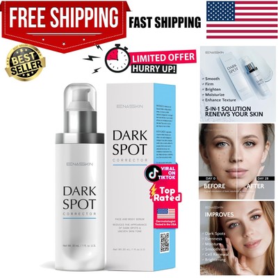 Dark Spot Remover Face & Body Serum: Age Spot Sun Spot Freckles Melasma Brown...
