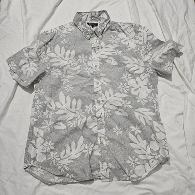 Reyn Spooner Hawaiian Floral Aloha Button Up Shirt Size Medium