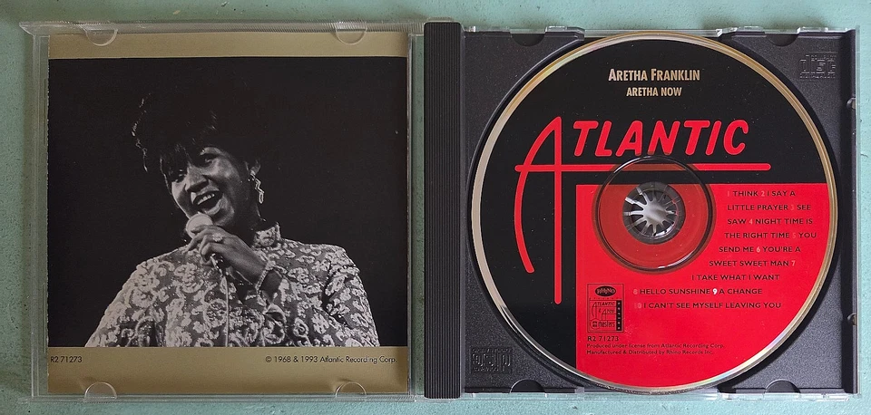 Aretha Franklin - Aretha Now CD USA 1993 Zustand: Sehr gut - Bild 2 von 3