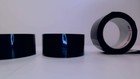THREE (3) ROLLS 3M 8422 POLYESTER PHOTO FILM SPLICING TAPE 2" x 72 yd. Black — photo 1