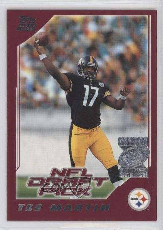 2000 Topps Season Opener NFL Draft Pick Tee Martin #202 Rookie RC 0q5