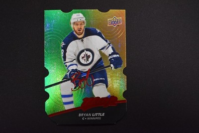 2017-18 UD MVP Hockey Colors and Contours Level 2 Gold Die-Cut Bryan Little #146