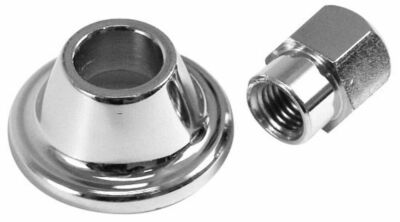 EMPI 9119 Chrome Alternator/Generator Nut & Spacer, Set Fits VW Type 1, 2, 3