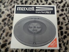 Vintage  Maxell L 7" Take-up Reel W/ Box Pr-7
