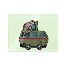 Stewie Sloth Vanagon T3 Camper Van Inspired Acrylic Christmas Ornament Cute XMAS