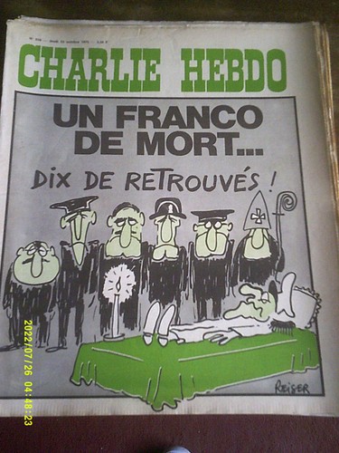 CHARLIE HEBDO DE 1972 A 1978 12 NUMEROS COUVERTURES REISER - Imagen 3 de 12