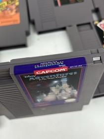 Nintendo NES Games Lot of 7 Tested & Working Dr Mario Donkey Kong Q Bert & Cases