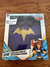 Rubies "BATGIRL" HOODED CAPE EYE MASK "DC SUPER HERO GIRLS" Costume, NEW