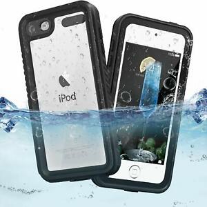 Nero Banath Cover Impermeabile per iPod Touch 7 Custodia, Waterproof Cover Subacquea Full Boby Protezione Schermo Custodie Antipolvere Antiurto Antineve IP68 