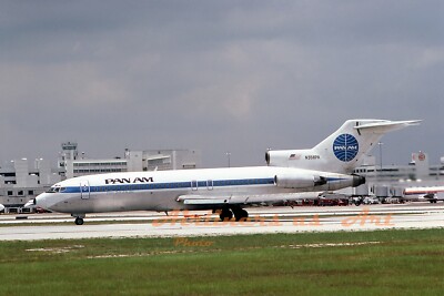 Pan Am Boeing 727-21 N356PA at MIA in June 1981 8''x12'' Color Print