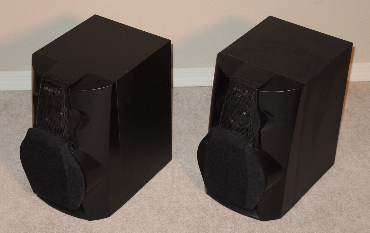 Sony SS-L80 Bookshelf Speakers System 8 Ohm's - Black | eBay Sony SS-L80 Bookshelf Speakers System 8 Ohm's - Black | eBay