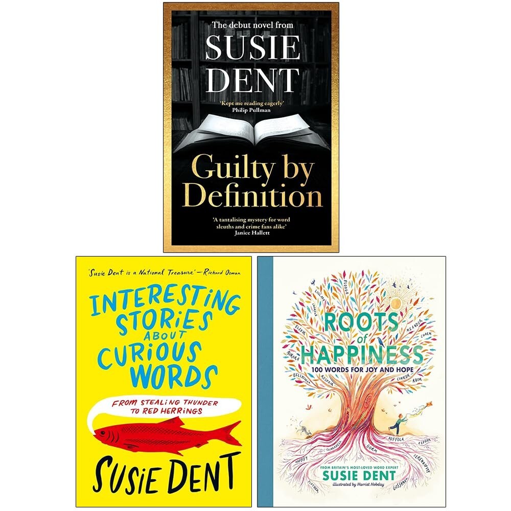 Susie Dent Collection 3 Books Set Guilty by Definition, Interesting Stories Hard - Image 3