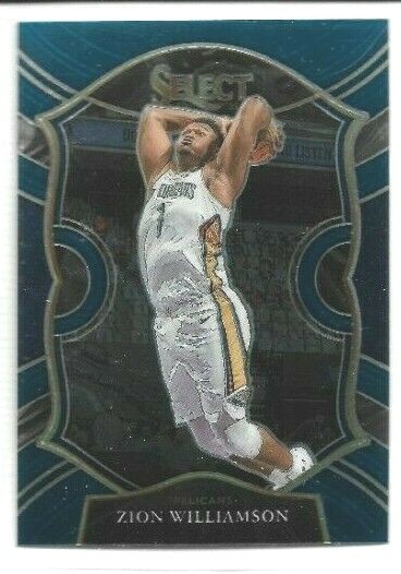 2020-21 Panini Select Zion Williamson Concourse Base Card # 1