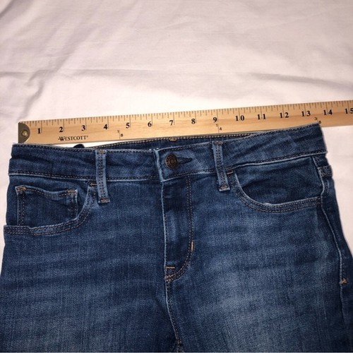 Gap Kids Super Skinny Size 14 Girls Blue Dark Wash Jeans - Picture 5 of 9