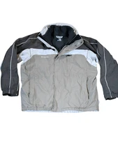 Columbia inter changeable rain ,snow coat for men. Size L