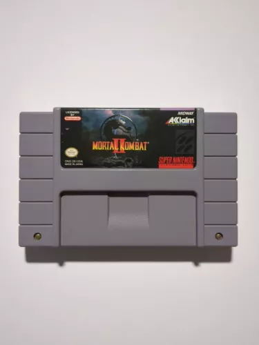 Mortal Kombat II (Nintendo SNES, 1994), Cart Only, Tested and Working
