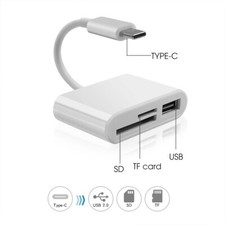 USB Type C Card Reader to Camera SD TF Memory Card Reader Adapter For Mac Huawei