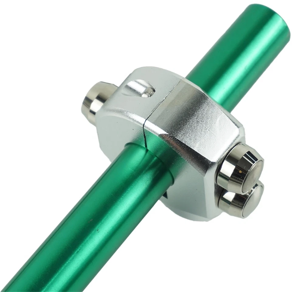 Interruptor de control de 3 botones pulsadores para manillar de motocicleta de 7/8"" aleación de aluminio (PLATEADO 4 Foto 4 de 4