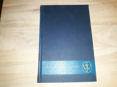 An Introduction To Multivariate Statistical Analysis Wiley By T. W Anderson 1958